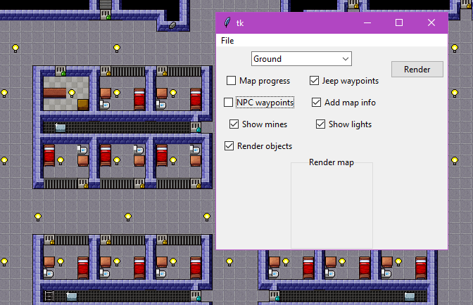 Screenshot of escapeMapper